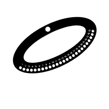 Acrylaat Cipiersbeugel voor 25 sleutels