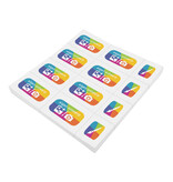 Consumptiekaart maken met eigen ontwerp full colour druk 10 consumpties - per 200 kaarten