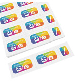 Consumptiekaart maken met eigen ontwerp full colour druk 10 consumpties - per 200 kaarten