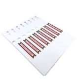 CombiCraft Sleufetiketten met eigen ontwerp 250x25mm  - per 200 etiketten