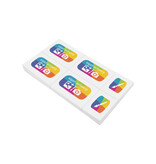 Consumptiekaart maken met eigen ontwerp full colour druk 5 consumpties - per 200 kaarten