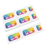Consumptiekaart maken met eigen ontwerp full colour druk 5 consumpties - per 200 kaarten