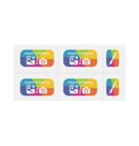 Consumptiekaart maken met eigen ontwerp full colour druk 5 consumpties - per 200 kaarten