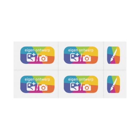 Consumptiekaart maken met eigen ontwerp full colour druk 5 consumpties - per 200 kaarten