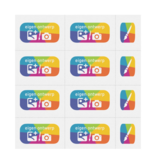 Consumptiekaart maken met eigen ontwerp full colour druk 10 consumpties - per 200 kaarten