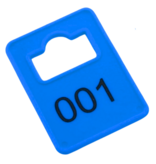 CombiCraft Garderobemunten Tiffany 36x50mm met vaste nummering - per set