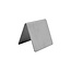 Blanco tafelbordje RVS 50 x 50 mm - per 1 stuk