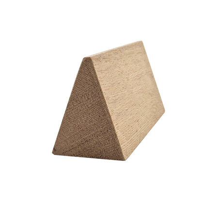 Blanco tafelbordje van eikenhout 110 x 57 mm - per 1 stuk