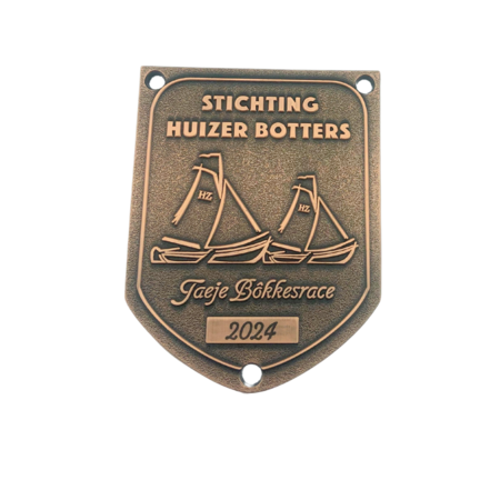 Gegoten logoplaatjes in elke vorm