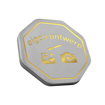 Achthoek 38 x 38 mm - 1000 stuks