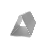 Tafelbordje Cody van zilverkleurig aluminium met eigen ontwerp 200x55mm - per 1 stuk