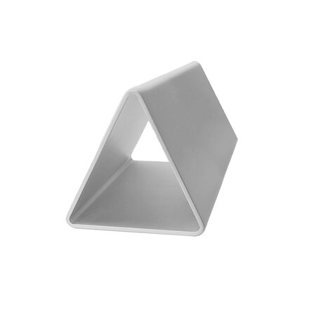 Tafelbordje Cody van zilverkleurig aluminium met eigen ontwerp 200x55mm - per 1 stuk
