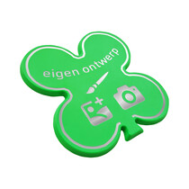 Klavertje vier 77 x 77 mm - 1000 stuks