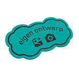 Kermismunt wolk 62 x 32 mm met foliedruk - per 1000 stuks
