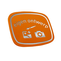 Rechthoek afgerond 43 x 32 mm - 1000 stuks