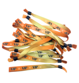 VIP textiel polsbandjes met cap-lock sluiting - per 100 stuks