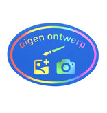 Kermismunt ovaal 55 x 35 mm met eigen ontwerp in foliedruk - per 1000 stuks
