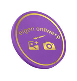 CombiCraft Ronde kermismunt 47 mm met eigen ontwerp in foliedruk - per 1000 stuks