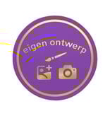 Ronde kermismunt 47 mm met eigen ontwerp in foliedruk - per 1000 stuks