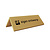 Tafelbordje Fortis 100x40mm goud