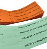 CombiCraft Sleufetiketten met jouw eigen ontwerp 250x25mm 4-baans - per 100 etiketten