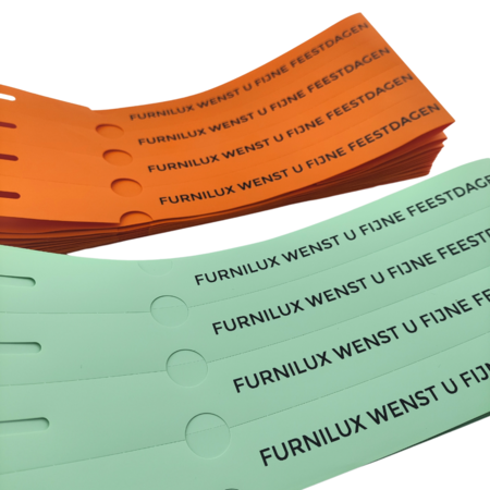 CombiCraft Sleufetiketten met jouw eigen ontwerp 250x25mm 4-baans - per 100 etiketten
