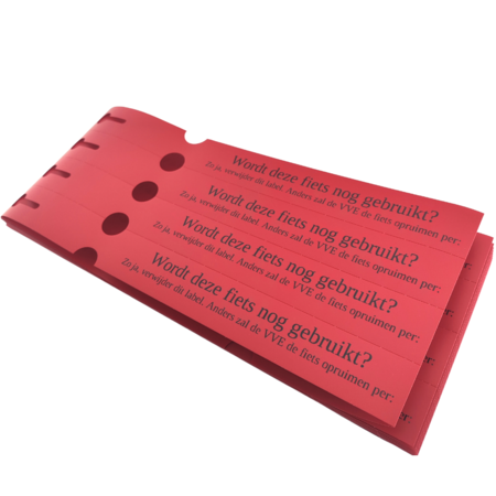 CombiCraft Sleufetiketten met jouw eigen ontwerp 250x25mm 4-baans - per 100 etiketten