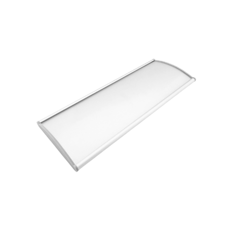 Kantoor naambordje van zilverkleurig aluminium 205 x 80 mm met eigen ontwerp - per 1 stuk