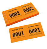 Loterijboekjes Safe met eigen regel tekst - per 1000 nummers