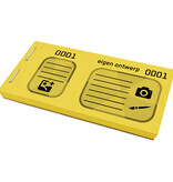 XXL loten met eigen ontwerp zwarte druk - per 300 loten