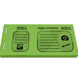 XXL loten met eigen ontwerp zwarte druk - per 300 loten