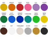 Kermismunt rechthoek 50 x 35 mm met eigen ontwerp  in full colour - per 1000 stuks