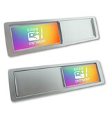 Personaliseerbaar Kunststof Schuifbordje 178x50mm met 3M Tape - Ontwerp Jouw Unieke Bordje