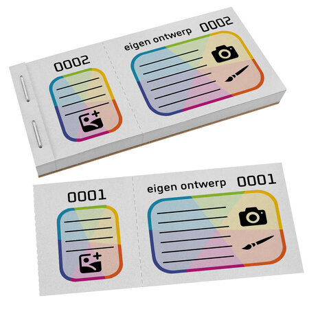 CombiCraft Grote loten met eigen ontwerp full colour druk - per 600 lootjes