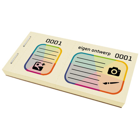 CombiCraft Grote loten met eigen ontwerp full colour druk - per 600 lootjes