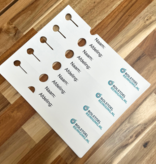 CombiCraft Sleufetiketten met eigen ontwerp 250x38mm  - per 200 etiketten