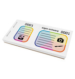 Grote loten met eigen ontwerp full colour druk - per 600 lootjes