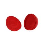 Gekleurde loterij ballen van kunststof in Ø75mm - per 1 stuk