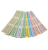 Bingo kaarten of bingo blaadjes - per set van 3000 kaarten
