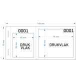 Grote loten met eigen ontwerp full colour druk - per 600 lootjes