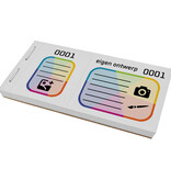 Grote loten met eigen ontwerp full colour druk - per 600 lootjes