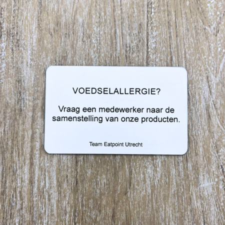 Metaal kaarthouders  met gravering naar wens