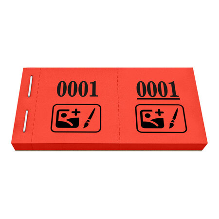 Garderobenummer met eigen logo - per 1000 nummers