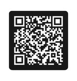 QR-code bordje van acrylaat met tape in zwart - per 1 stuk