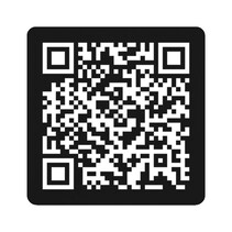 QR-code tafelbordje met tape zwart