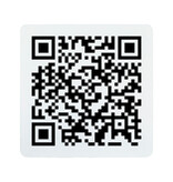 QR-code bordje van acrylaat met tape in het wit - per 1 stuk