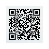 QR-code tafelbordje met tape wit