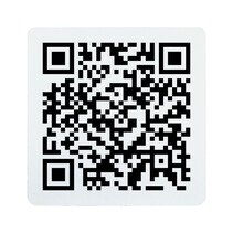 QR-code tafelbordje met tape wit