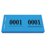 Cloakroom tickets met nummering - per 1000 tickets