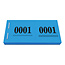 CombiCraft Cloakroom tickets met nummering - per 1000 tickets